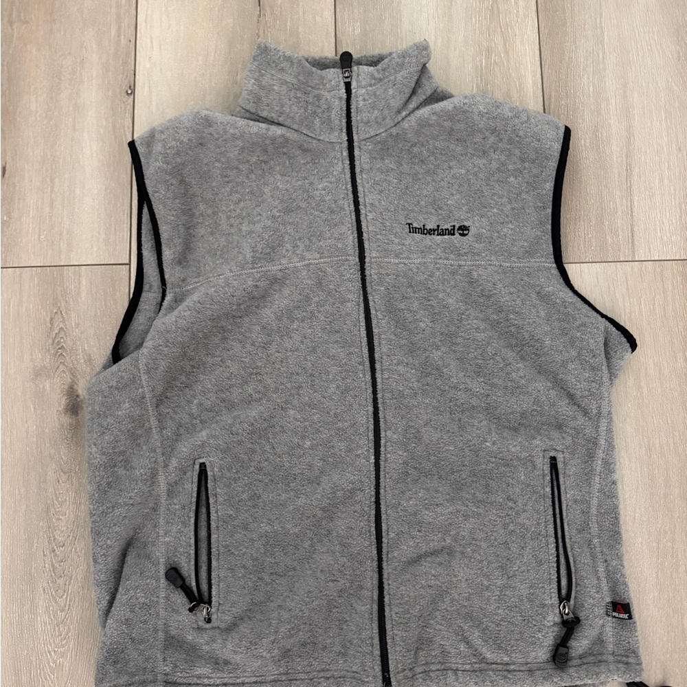 Timberland Charcoal Sleeveless Fleece